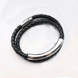 Hip Hop Rock Men's Leather Hand Rope Bracelet