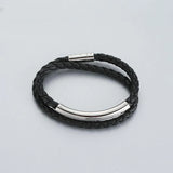 Hip Hop Rock Men's Leather Hand Rope Bracelet