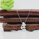 Opal Mermaid Pendant Necklace 925 Sterling Silver