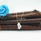 Opal Mermaid Pendant Necklace 925 Sterling Silver
