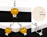 925 Silver Zodiac Sign Pendant Base for Amber Gem DIY Jewelry
