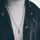 Men Pendant Necklace Stainless Steel Chain Gift