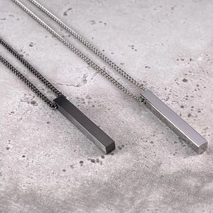 Men Pendant Necklace Stainless Steel Chain Gift