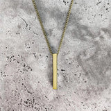 Men Pendant Necklace Stainless Steel Chain Gift