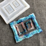Hot Frame Set Epoxy Resin Mold Silicone Jewelry Box DIY Crystal