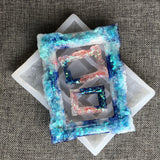 Hot Frame Set Epoxy Resin Mold Silicone Jewelry Box DIY Crystal