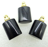 6pcs Natural Stone Perfume Bottle Pendants for Jewelry Making Necklace