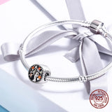 925 Silver Life Tree Beads for Charm Bracelet Necklace Pendant