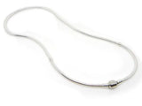 45CM Silver Snake Chain Necklace Pendant for DIY Jewelry