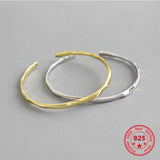 925 Silver Bracelet Smooth Style Minimalist Jewelry Gift