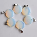Opal Stone Charms Pendants for Jewelry Making 50pcs/lot