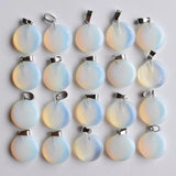 Opal Stone Charms Pendants for Jewelry Making 50pcs/lot