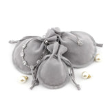 10Pcs Velvet Drawstring Gift Bags Wedding Bracelet Candy Logo Can Size