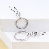 Heart-shaped Stud Earrings 925 Sterling Silver