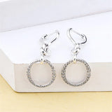 Heart-shaped Stud Earrings 925 Sterling Silver