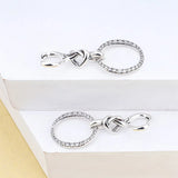 Heart-shaped Stud Earrings 925 Sterling Silver