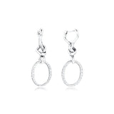 Heart-shaped Stud Earrings 925 Sterling Silver