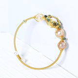 Korea Freshwater Pearl Bracelet Turquoise Women's Jewelry