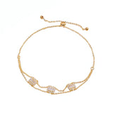 High-End Square Zircon Adjustable Bracelet