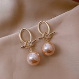 Knot Pearl Earrings for Women - Elegant Jewelry