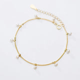 925 Sterling Silver Rose Pearl Bracelets Women