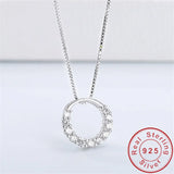 Lady Lab Diamond Pendant 925 Sterling Silver Charm Party Wedding Necklace
