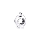 925 Sterling Silver Frog Charm Bead for Bracelet Making