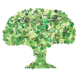 DIY Baby Resin Buttons Love Letter Natural Craft Apparel Accessories FL0122