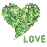 DIY Baby Resin Buttons Love Letter Natural Craft Apparel Accessories FL0122