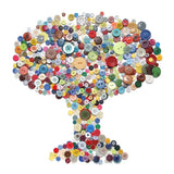 DIY Baby Resin Buttons Love Letter Natural Craft Apparel Accessories