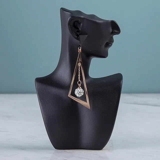 Resin Small Medium Side Portrait Earrings Necklace Jewelry Display Stand