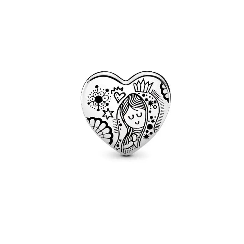 Mexico's 1:1 Saint Guadalupe Charm for DIY Bracelet