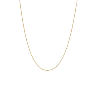 Minimalist Thin Rope Chain Necklace 14k Plated Brass Jewelry Women