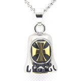 Bell Cross Pendant 316 Stainless Steel Golden Sound Jesus Cross Pendant