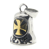 Bell Cross Pendant 316 Stainless Steel Golden Sound Jesus Cross Pendant