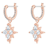 Muler Crystal Star Snowflakes Earrings Bride Gift