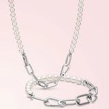925 Sterling Silver Necklace Extension Chain Charm for Women