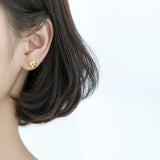 S925 Silver Tiny Ear Nails Women Temperament Earrings