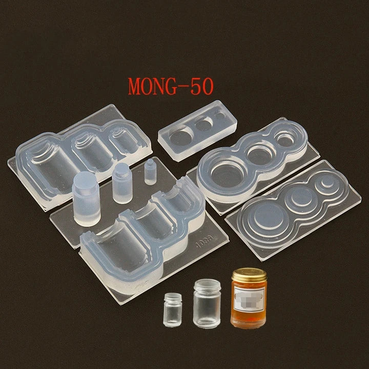 Silicone Mould Cup For Epoxy Resin Hollow Bottles DIY