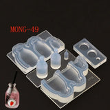 Silicone Mould Cup DIY Hollow Bottles Type Epoxy Resin Molds