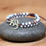 High Wrap Bracelets for Men and Women OM Charm Braid Friendship Bracelet