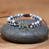 High Wrap Bracelets for Men and Women OM Charm Braid Friendship Bracelet