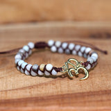 High Wrap Bracelets for Men and Women OM Charm Braid Friendship Bracelet