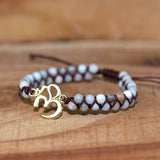 High Wrap Bracelets for Men and Women OM Charm Braid Friendship Bracelet