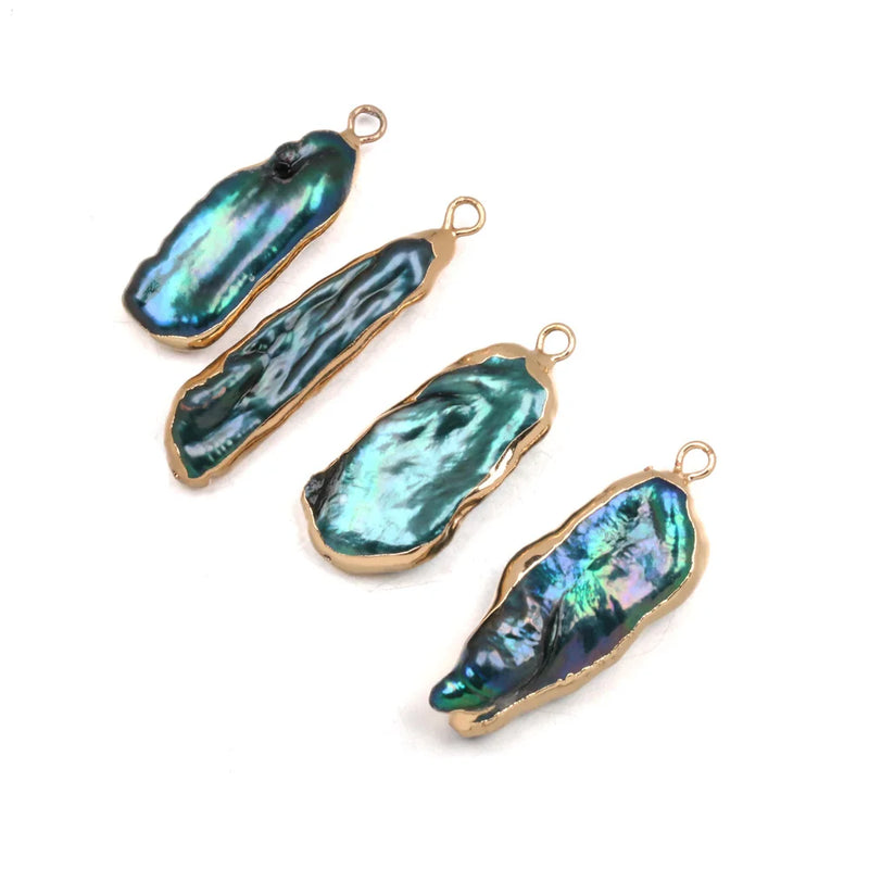Irregular Freshwater Pearl Pendant 10x26mm for Charms Jewelry
