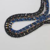 Spectrolite Stone Surfer Necklace Beaded Choker Men Women Gift