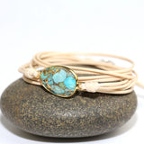 Boho Natural Stones Friendship Rope Wrap Bracelet