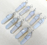 Natural Stone Charms Pendants for Jewelry Making