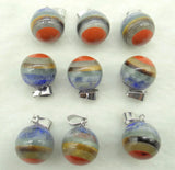 7 Chakra Ball Shape Pendants for Jewelry Making