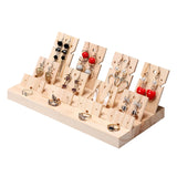 Wood Earring Card Holder and Tray for Jewelry Display